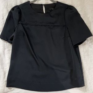 Hammered satin top size 00 jcrew